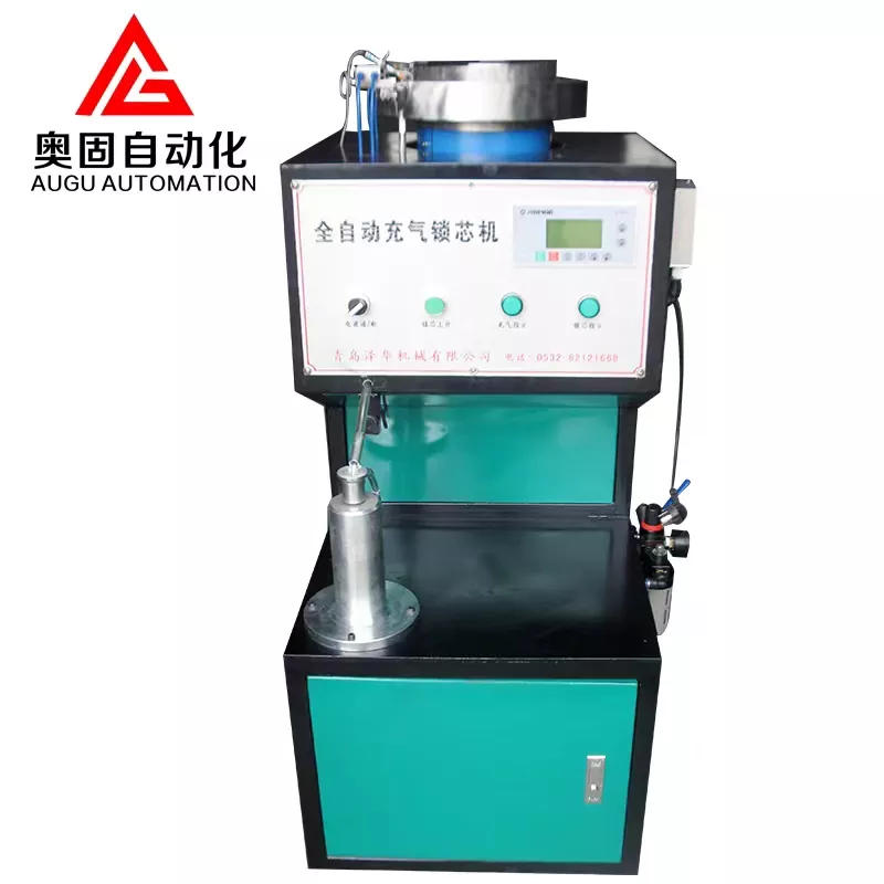 Binnenband inflatie lock core machine
